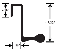 H3108Glass Handle